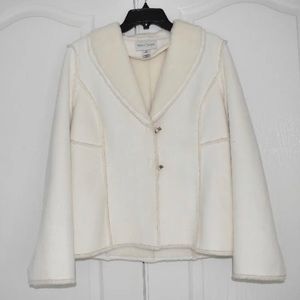 White House Black Market Faux Suede Fur